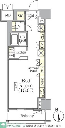 ザ・パークハビオ神楽坂レジデンスSouthの物件間取画像